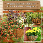 Legigo 3 Pack 12 Inch Hanging Basket Coco Liners Replacement, 100% Natural Round Coconut Coco Fiber Planter Basket Liners for Hanging Basket Flowers/Vegetables - color: 3pcs, size: 12 Inch