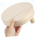 Boho Style Decor Plant Stand Outdoor Indoor Flowerpot Bracket Wooden Plant Riser Bonsai Shelf