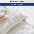 MIULEE Pillow Insert 12x24 Inch, Decorative Rectangle Throw Pillow Inserts, Premium Fluffy Pillow Forms Sham Stuffer for Sofa Couch Living Room