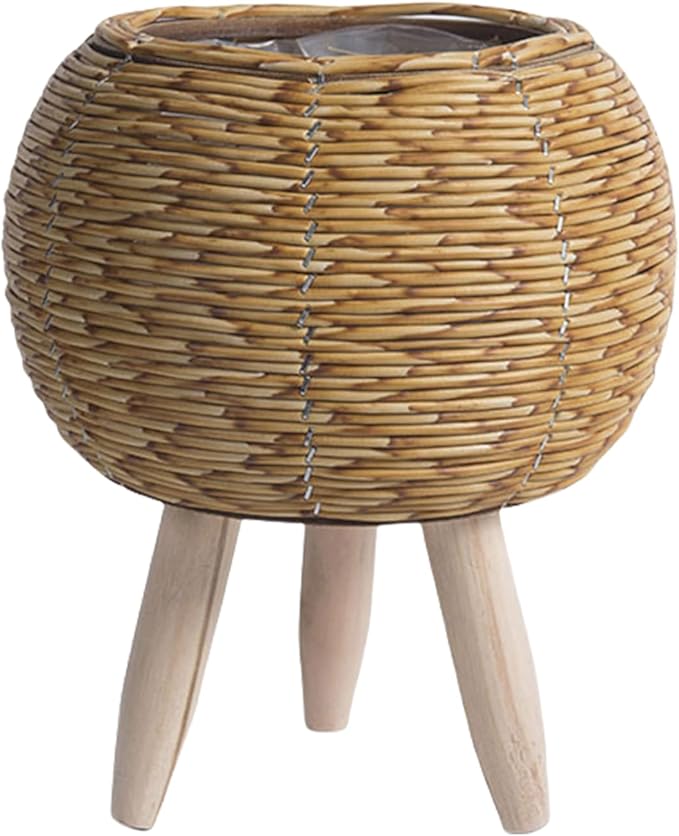 Handwoven Flowers Basket Handwoven Storage Basket Flowers Baskets Plant Pots Bonsais Succulents Container Decorations