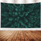 EMMTEEY Forest Nature Tapestry - Pine Tree Evergreen Fir Forest Wall Hanging 60X40 Small Wall Tapestry Christmas Tree Backdrop Dorm Decor