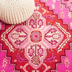 SAFAVIEH Bellagio Collection Runner Rug - 2'3" x 13', Red & Pink, Handmade Medallion Wool, Ideal for High Traffic Areas in Living Room, Bedroom (BLG545B) - color: Red/Pink, size: 2'3" x 13' (Runner)