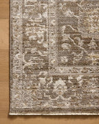 Loloi Magnolia Home by Joanna Gaines Pace Collection PAC-01 Bark/Natural 9'-6" x 9'-6" Round Area Rug - color: Bark / Natural, size: 9'6" (Round)