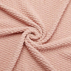 Amazon Basics Chunky Cable Knit Throw Blanket for Couch, Sofa, Bed, Lightweight Soft Cozy, 50" x 60", Dusty Rose - color: Dusty Rose, style: Knitted