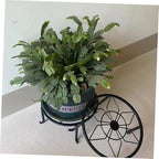 YARNOW Plant Stands Indoor Boho Plant Holders Rustic Metal Flowerpot Shelf for Home Decor Front Door