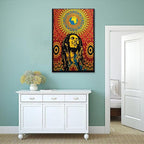 Rastogi Handicrafts Cotton Tapestry Indian Goddess Indian Deity 40" X 30" Poster Size Tapestry - color: Bobmarley-g