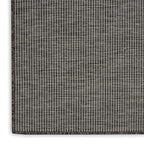 Nourison Home Positano Charcoal 2'2" x 12' Area Rug - Easy Clean, Non Shedding, Bed Room, Living Room, Dining Room, Kitchen (12' Runner) - color: Charcoal, size: 2'2" x 12' (Runner)