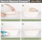 Gift Basket Empty with Handles, 12x8x5 inch - Small Woven Basket for Baby Nursery, Toys, Towels, Wedding, Birthday Gifting - With Gift Bag & Ribbon (Black Brown, 1PC)