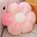 lannery Flower Plush Throw Pillows, Flower Floor Pillow Seating Cushion Toy for Reading, Room, Watching TV (11.8", Pink -2)