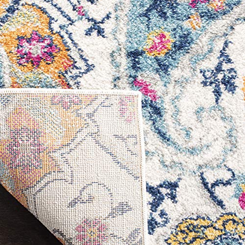 SAFAVIEH Madison Collection Runner Rug - 2'3" x 10', Cream & Multi, Boho Chic Glam Paisley Design, Non-Shedding & Easy Care, Ideal for High Traffic Areas in Living Room, Bedroom (MAD600B) - color: Cream/Multi, size: 2'3" x 10' (Runner)