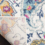 SAFAVIEH Madison Collection Runner Rug - 2'3" x 10', Cream & Multi, Boho Chic Glam Paisley Design, Non-Shedding & Easy Care, Ideal for High Traffic Areas in Living Room, Bedroom (MAD600B) - color: Cream/Multi, size: 2'3" x 10' (Runner)