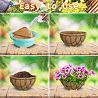 Riare 6 Pack 10 Inch Round Coco Liners Replacement, 100% Natural Coconut Coir Liners for Hanging Baskets, Garden Flower Vegetables Planter Pot, Window Box, Fence, Decks - size: 10inch