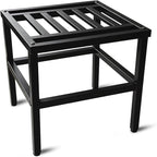 Plant Stand Indoor Outdoor,13 Inch Metal Plant Stands Riser,Heavy Duty Wrought Iron T Pedestal Holders for Large Flower Pot,Outside Rust-Proof Black Flower Display Shelf for Patio,1-Pack