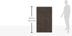 SAFAVIEH Area Rug 3x5 - Natural Fiber Collection - Brown, Handmade Jute, Farmhouse Style, Chunky Textured Thick Pile (NF447D)