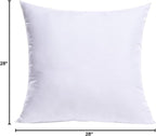 MIULEE Throw Pillow Insert Premium Pillow Stuffer Sham Square for Decorative Cushion Bed Couch Sofa 28x28 Inch
