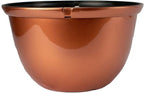 The HC Companies 11 Inch Hanging Metallic Planter - Round Hanging Basket for Indoor Outdoor Plants, Copper