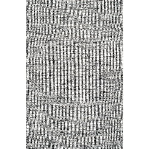 nuLOOM Alessi Solid Farmhouse Cotton Area Rug, 9' 6" x 13' 6", Grey - color: Grey, size: 9'6" x 13'6" (Rectangular)