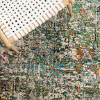 SAFAVIEH Madison Collection Runner Rug - 2'2" x 10', Green & Turquoise, Modern Abstract Design, Non-Shedding & Easy Care, Ideal for High Traffic Areas in Living Room, Bedroom (MAD460Y) - color: Green/Turquoise, size: 2'2" x 10' (Runner)