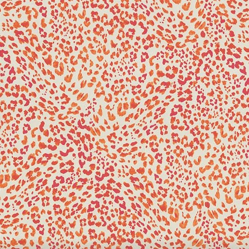 Abstract Indoor/Outdoor Chairpad with Ties, Tufted Weather, and Fade Resistant, 15.5" x 16", 2 Count - color: Sunny Spot Papaya, size: 15.5" x 16"