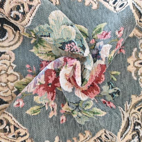 2Pcs 18x18 in Spring Green Vintage Embroidered Throw Pillow Covers for Sofa Couch,Green Cushion Headboard Pillow Euro Sham Covers for Living Room,Bedroom - color: Green