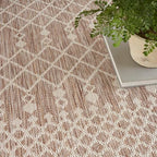 Nourison Home Positano Beige 8' x Square Area Rug - Easy Clean, Non Shedding, Bed Room, Living Room, Dining Room, Kitchen (8' x Square) - color: Beige, size: 8' x 8' (Square)