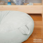 Large Floor Cushion for Kids - 32 inch Soft Blue Round Floor Pillow for Kids Classroom Pillows, Throw Pillow, Decorative Round Pillows, Lounger Reading Nook