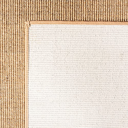 Martha Stewart x SAFAVIEH Area Rug Collection - 2'3" x 10' Runner, Beige, Sisal & Jute, Farmhouse Style, Ideal for Living Room, Foyer, Bedroom, Hallway (MSR9501B) - color: Beige, size: 2'3" x 10' (Runner)
