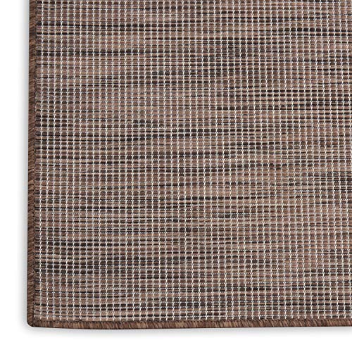 Nourison Home Positano Natural 2'2" x 12' Area Rug - Easy Clean, Non Shedding, Bed Room, Living Room, Dining Room, Kitchen (12' Runner) - color: Natural, size: 2'2" x 12' (Runner)