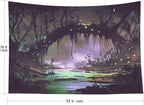 EMMTEEY Horror Tapestry Halloween Tree 92.5X70.9 Inch Extra Large Tapestry Wall Art Hanging Tapetries for Bedroom Living Room Dorm Décor