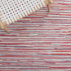 SAFAVIEH Rag Rug Collection Accent Rug - 3' x 5', Red & Multi, Handmade Boho Stripe Cotton, Ideal for High Traffic Areas in Entryway, Living Room, Bedroom (RAR129R) - color: Red/Multi, size: 3' x 5' (Rectangular)