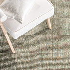 SAFAVIEH Natural Fiber Collection Accent Rug - 3' x 5', Green & Natural, Handmade Woven Fringe Jute, Ideal for High Traffic Areas in Entryway, Living Room, Bedroom (NF826Y) - color: Green/Natural, size: 3' x 5' (Rectangular)