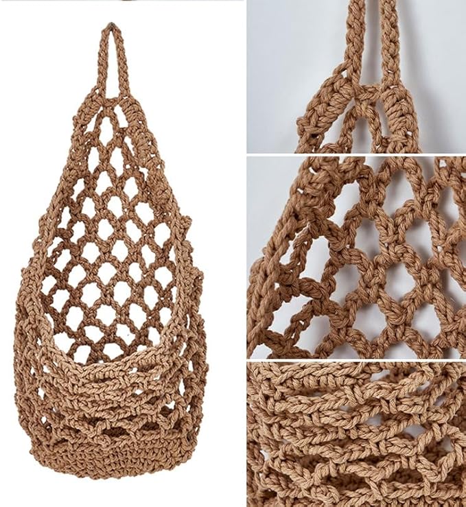 2PK Hanging Planter for 6 Inch Pot, Wall Planters for Indoor Plants (Jute)