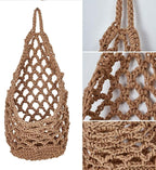 2PK Hanging Planter for 6 Inch Pot, Wall Planters for Indoor Plants (Jute)