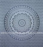 Popular Handicrafts Tapestry Wall Hanging Ombre Hippie Mandala Bohemian Hippy Intricate Indian Tapestries Bedspread 54 x 82 Inches (140cm x 210cm) Grey - color: Grey, size: 82"L x 54"W
