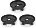 Looca Plant Caddy with Wheels and Drainage Tray, 13”Rolling Plant Stand Flower Pot Mover, Planter Caddies Round Plant Dolly for Heavy Duty Planter, 3 Pack, Bearing 120 lbs (Black)