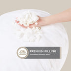 Codi Round Floor Pillow Insert, Large Thick Meditation Cushion, 32 Inch Circular Seating Cushions, Memory Foam Added, Advanced