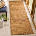 SAFAVIEH Natural Fiber Collection Runner Rug - 2'3" x 6', Gold, Handmade Jute, Braided Woven Design, Ideal for Living Room, Bedroom (NF212E) - color: Gold, size: 2'3" x 6' (Runner)