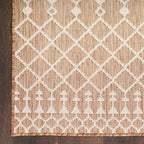 Nourison Home Positano Jute 2'2" x 10' Area Rug - Easy Clean, Non Shedding, Bed Room, Living Room, Dining Room, Kitchen (10' Runner) - color: Jute, size: 2'2" x 10' (Runner)