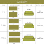 ROOMLIFE Boho Couch Cover for 3 Cushion Couch L Shape Sofa Covers for Sectional Sofa Reversible Silpcover for Dogs Washable Chenille Furniture Protector for Living Room,91"x150"