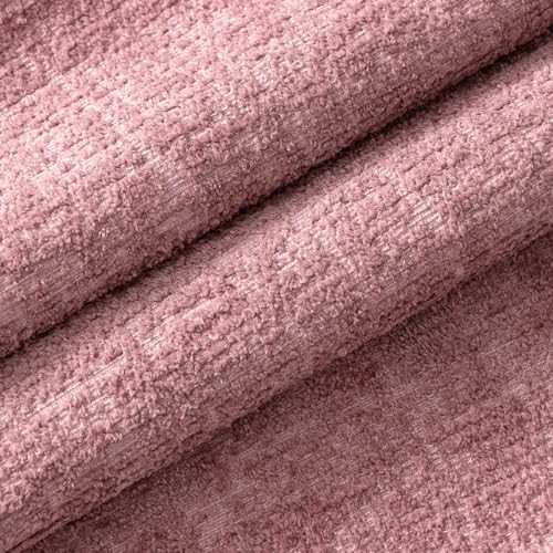 MIULEE Decorative Throw Pillow Covers 20x20 Pack of 2 Blush Pink Spring Couch Pillow Covers Soft Cozy Textured Chenille Pillowcases for Home Decor Sofa Living Room Cushion Bedroom - color: Blush Pink, size: 20" x 20" (Pack of 2)