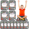 Tinideya 12 Pcs Kids Carpet Circle Seats for Class 16 Inch Round Classroom Rug Back to School Floor Cushions Soft Educational Mat Non Slip First Day of School Learning Playing Areas(Composition Book) - style: Composition Book