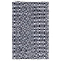 SAFAVIEH Boston Collection 2'6" x 4' Navy BOS682D Handmade Flatweave Cotton Accent Rug - color: Navy, size: 2'6" x 4' (Rectangular)