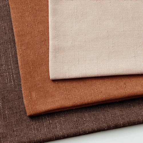 18x18 Inch Set of 2 Textured Throw Pillow Covers Decorative Soft Accent Square Chenille Pillowcases Neutral Farmhouse Cushions Modern Home Decor for Couch Sofa Bedroom Living Room,Beaver Fur - color: Beaver Fur, size: 18" x 18" (Pack of 2)