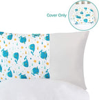 Biloban Floor Lounger Cover Only, Non-Slip & Super Soft Floor Pillow Case, 88''×26''Fits Five Standard Size Pillows, Whale Queen (Pillow Not Included)