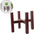 Plant Stand Boho Style Wooden Flowerpot Holder Indoor Plant Stands Solid Wood Pot Rack