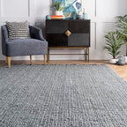 Nuloom Daniela Grey, 5' x 7'6", Handmade, Jute, Tassel, Soft and Textured, High Traffic, Stain Resistant, Easy Clean, Durable Area Rug for Bedroom, Living Room, Dining Space, Foyer, Entryway - color: Grey, size: 5' x 7'6" (Rectangular)