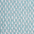 DII Woven Throw Collection 100% Cotton, Basketweave, 50x60, Aqua - color: Aqua, size: 50x60"