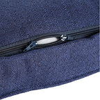 Square Tufted Floor Pillow with Removable Cover, Cobalt, Large (40") - color: Cobalt, size: Large (40")