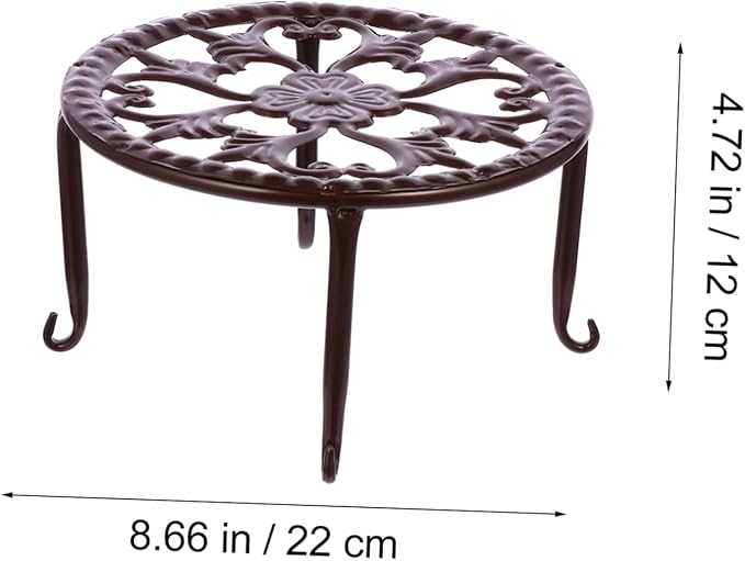 Metal Plant Stand Boho Style Flower Pot Holder Tall Indoor Plant Stands for Decorative Flower Display