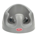 Nuby My Floor Seat - Portable Baby Chair with Soft Foam Cushion, Safety Harness, and High Back Design - 4+ Months - Gray